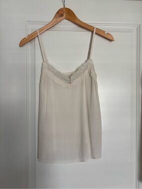 Gentle Fawn Brand Lace-Trim Top Ivory/Cream